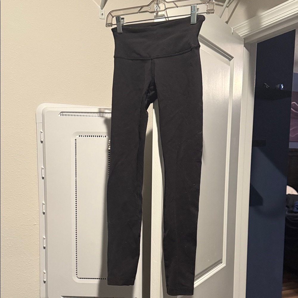 Black High-Waisted Leggings from luluemon